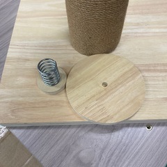 破損有り　新品 キャットタワー　組み立て済み　未使用品　170cmの画像