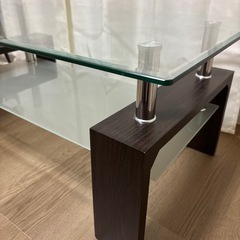 【取引中】ガラステーブルの画像