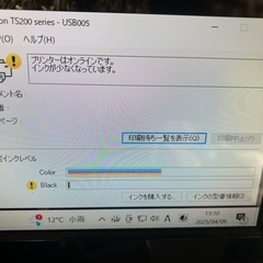 （商談中）キャノンプリンター　TS203の画像