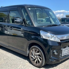 【支払総額19.8万円】h25年式スペーシアカスタムターボ車検令和9年4月機関良好 両側パワスラ 修復歴無し 自動ブレーキ！の画像