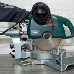 日立工機　HITACHI C10FS　卓上スライド丸のこ 255mm クロスカットソー 切断機 DIY 日曜大工　工具の画像
