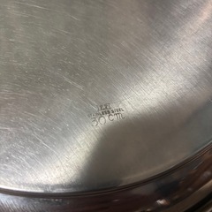 業務用 飲食店ホール用 ステンレス 丸盆35cmの画像