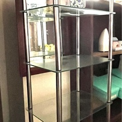 ガラス棚　飾り棚　コレクション展示　店舗什器　　の画像