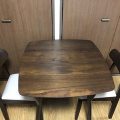引き取り限定　近隣配送相談　ダイニングセット　ヤマソロ80cm 2人 引き取り限定 近隣配送相談 ダイニングセット ヤマソロ80cm 2人
