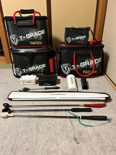 値下げ　磯釣り引退セット②バッカン、ライブウェル他