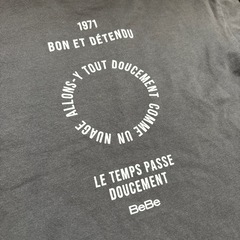 BeBe べべ　チャコールグレー　長袖Tシャツ　ロンT 120の画像