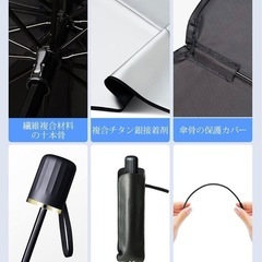 Joyhouse 10本骨逆折り式 車用サンシェード 折り畳み式 傘型 パラソルの画像