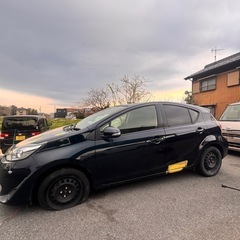 値下げしました！不動車　格安　平成29年式アクアの画像