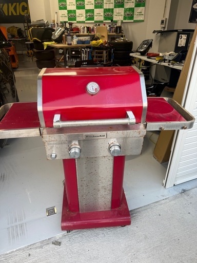 再値下げ　ビーチパーティに　kitchenaid　2バーナー　バーベキューグリル