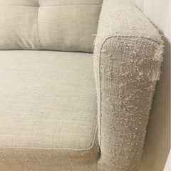 ソファ(オットマン付き)の画像