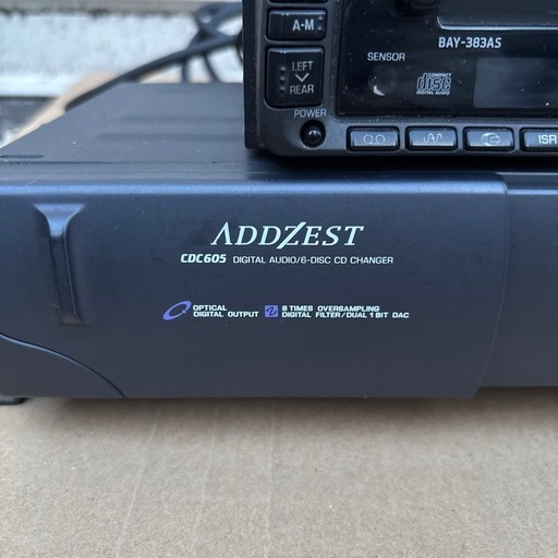 アゼストカセットデッキBAYー787A MDオートチェンジヤーMD635