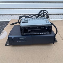 当時物 アゼスト 1din カセットデッキ 6連奏 CDチェンジャー