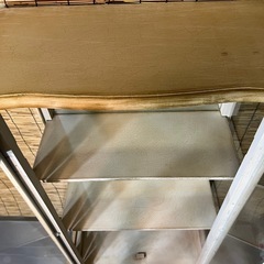 ロココ調 キュリオケース アンティーク シャービー加工 ヴィンテージの画像