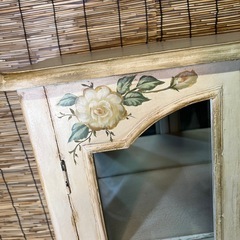 ロココ調 キュリオケース アンティーク シャービー加工 ヴィンテージの画像