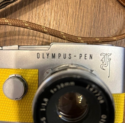 OLYMPUSPENF 花文字 38mm F1.8ジャンク品