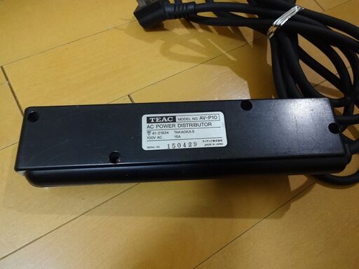 □TEAC AV-P10 ノイズフィルター パワーディストリビューター □TEAC AV-P10 ノイズフィルター パワーディストリビューター