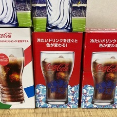 コカコーラグラス7個セットの画像