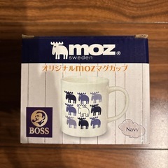 【取引完了】【MOZ】オリジナルMOZマグカップ　ネイビー