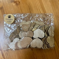 木製ハートチップの画像