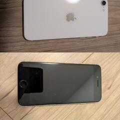 割引あり　美品　iPhone SE2 128GB MHGU3J/A ホワイト　中古iPhoneの画像