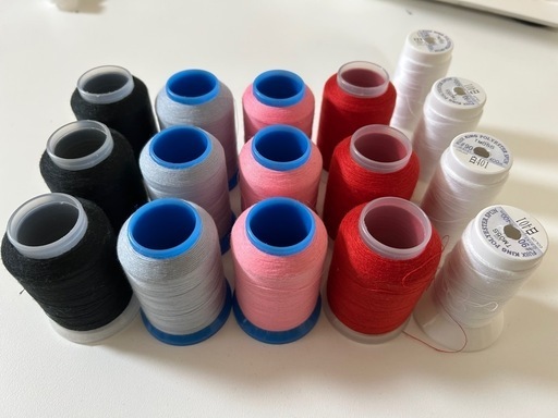 ☆お得な糸セット 文化服装学院 JUKI MO-114D ロックミシン 糸付き