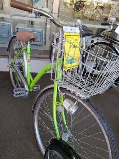 グリーン 電動アシスト自転車 シティタイプ 電動アシスト自転車 シティタイプ グリーン ブリジストン 近隣