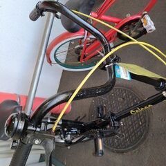 J9192　折りたたみ自転車　Colono　ブラック　16インチ　★店頭にて試乗可★ 簡易クリーニング済　【リユースのサカイ柏店】　 中古自転車 　流山市  松戸市 我孫子市 鎌ヶ谷市 船橋市 守谷市 取手市の画像