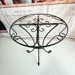 アイアン製オシャレテーブルの画像