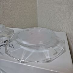 未使用×５個emanuel ungaro 中皿　ガラス皿５枚セット19～20cmの画像