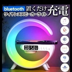 置くだけ充電 ワイヤレススピーカー Bluetoothスピーカー...