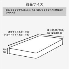 シングルマットレス、ブラックの画像