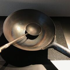 [受け渡し完了]中華鍋　中華お玉付（ガス用）