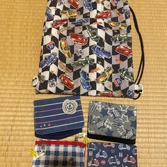 男児 巾着 ポシェット ランチョンマット 手提げカバン 差し上げますの画像