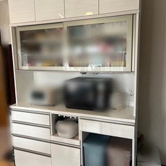 NITORI ニトリ キッチンボード 食器棚 リガーレ160 