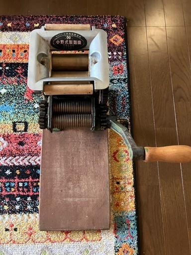 小野式手動製麺機 緑色 コンパクト