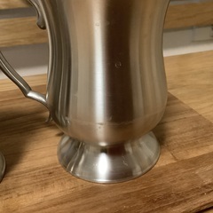 すず製のコップ(ピューター) ２個セットの画像