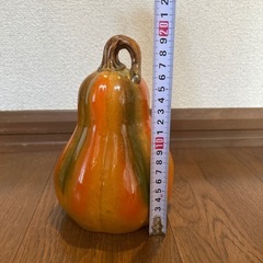 パンプキンの陶器の置物の画像