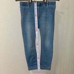 #デニム ブルー スリムフィット #ボトムス　丈約45センチ　#H&M