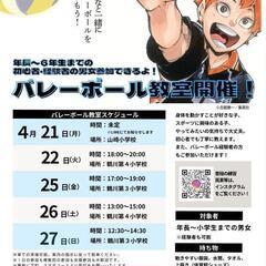 ✨️🆕️バレーボール教室開催します🆕️✨️　         【...