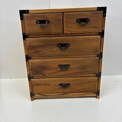 【新品未使用品】焼杉　整理箱