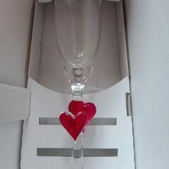 グラス🍷ハートの画像