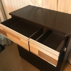 ニトリ　3連ゴミ箱の画像