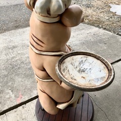 豚コックの置き物　高さ110cm程度の画像