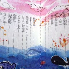 【古本】「長州のむかしばなし」吉田商事・・・長州の昔話を集めた小冊子。17編・・・ 横11.5㎝、縦14.5㎜、厚さ1㎝。厚紙の表紙を除いて52頁。の画像
