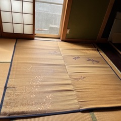 ゴザ　一部破れあり