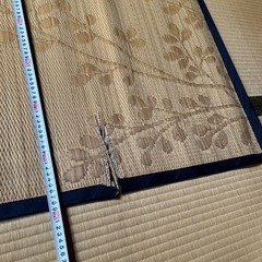 ゴザ　1900の正方形　一部破れありの画像