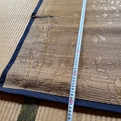 ゴザ　1900の正方形　一部破れありの画像