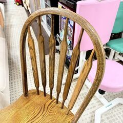 【ジモティー特別価格・数量限定！残り4点】レトロ ウインザーチェア シンリー 木製の画像