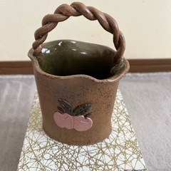 【板柳焼】花瓶