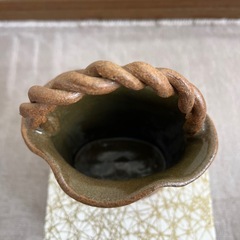 【板柳焼】花瓶の画像